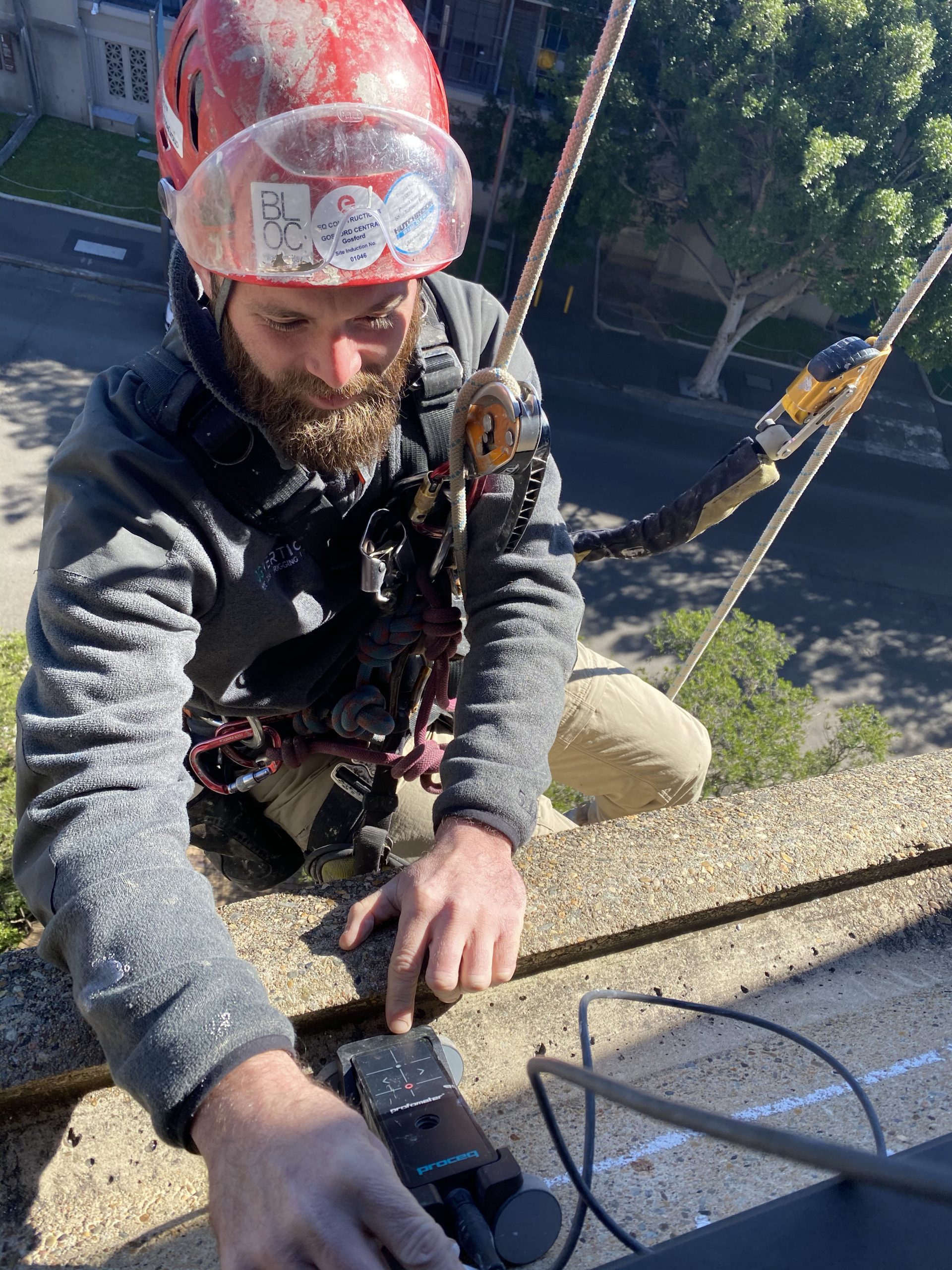 Non-Destructive Testing via Rope Access